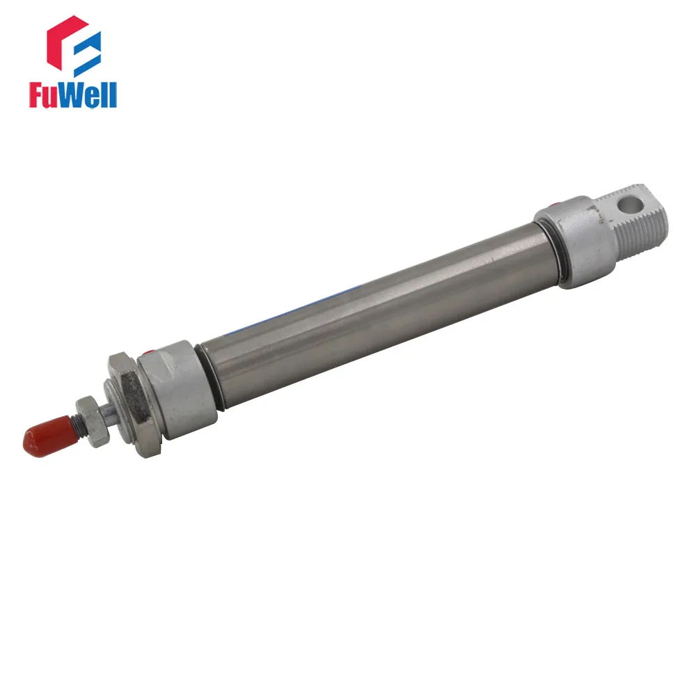 Stainless Steel MA Type Pneumatic Cylinder 25mm Bore 25/50/75/100/125/150/175/200/250/300mm Stroke Single Rod Air Cylinder
