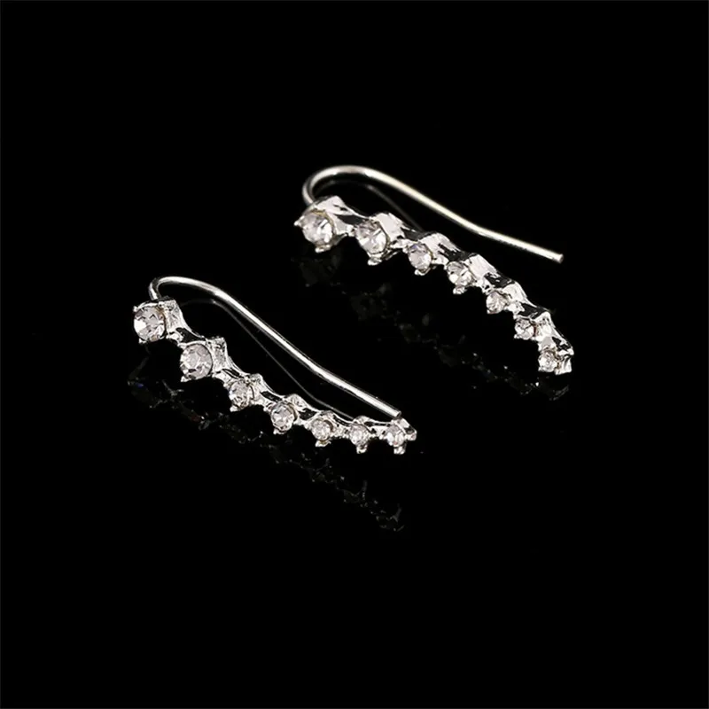 2018 Fashion Korean simple creative geometric  Brooch Earrings for women small ear studs ing brincos  Jewelry Girls gift