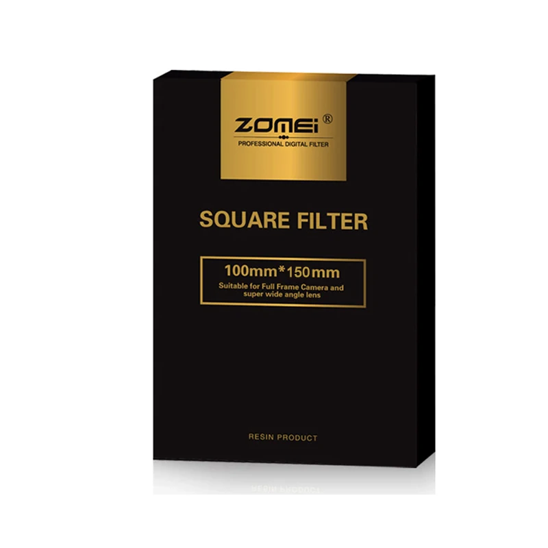 Zomei Square Filter 100mm x 150mm Graduated Neutral Density Gray GND248 ND16 100mm*150mm 100x150mm for Cokin Z-PRO Series Filter