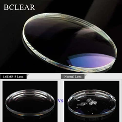 BCLEAR – lentille claire asphérique indice 1.60, verres optiques Super durs, verres de Prescription, forte Anti-reflet pour sans bords