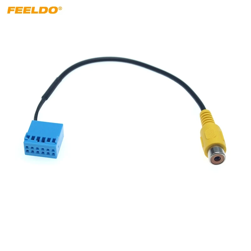 FEELDO Car MIB Radio Reverse Rear Camera Video Plug Converter Cable Adapter For Volkswagen Golf 7/MK5/MK6/Passat B6/Tiguan #2284