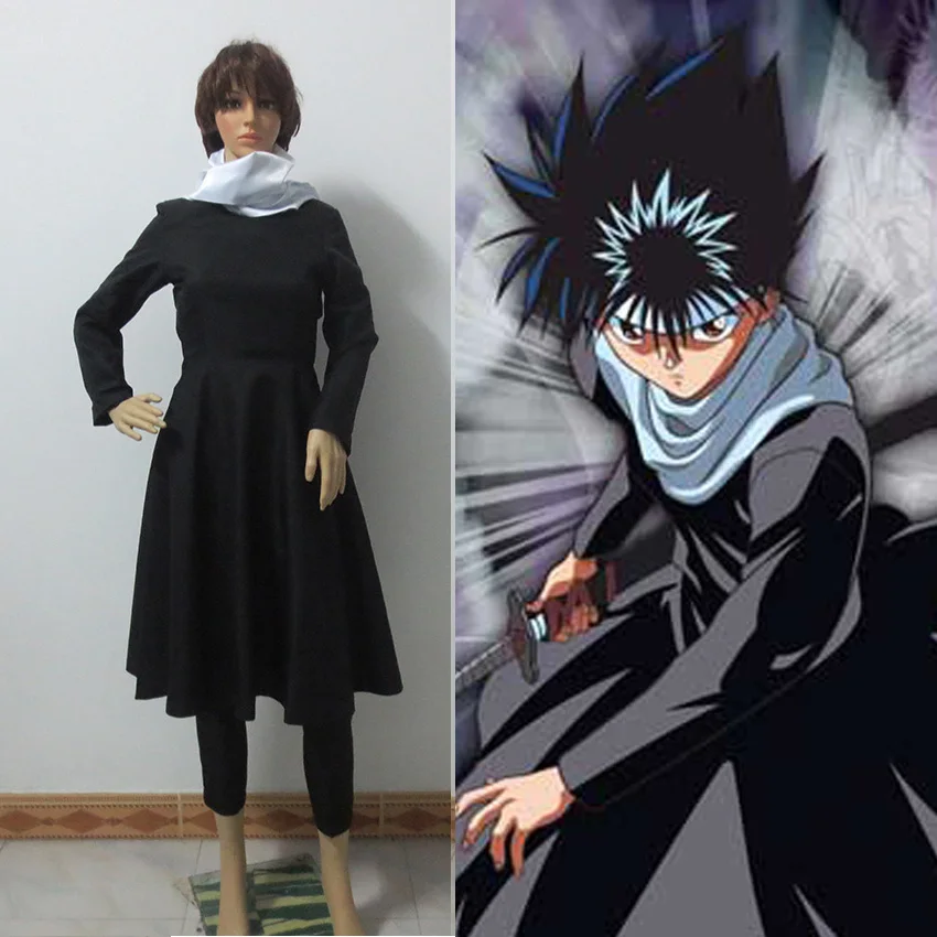 Costume Cosplay YuYu Hakusho Hiei su misura