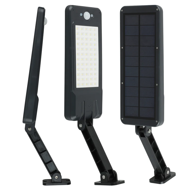 Lámpara Solar con Sensor de movimiento PIR de 900LM, luz LED de pared con Control remoto, luz alimentada por energía Solar impermeable para patio de