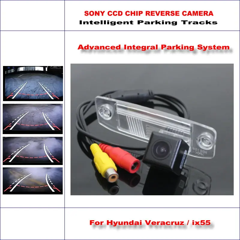 

For Hyundai Veracruz/ix55 2007-2015 Car Rear Parking Camera Intelligent Tracks Backup Reverse Dynamic Guidance Tragectory CAM