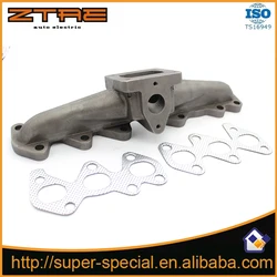 Cast Exhaust Manifold For 1993-1998 Toyota Supra MK4 2JZGTE 2JZ-GTE 2JZ T4 Flange Cast Iron Turbo Manifold For Lexus IS300