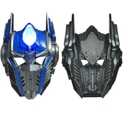 Adult Children Favor Lighting LED Optimus Prime Mask Cosplay Costume Huang Feng Masquerade Masks Party High Quality