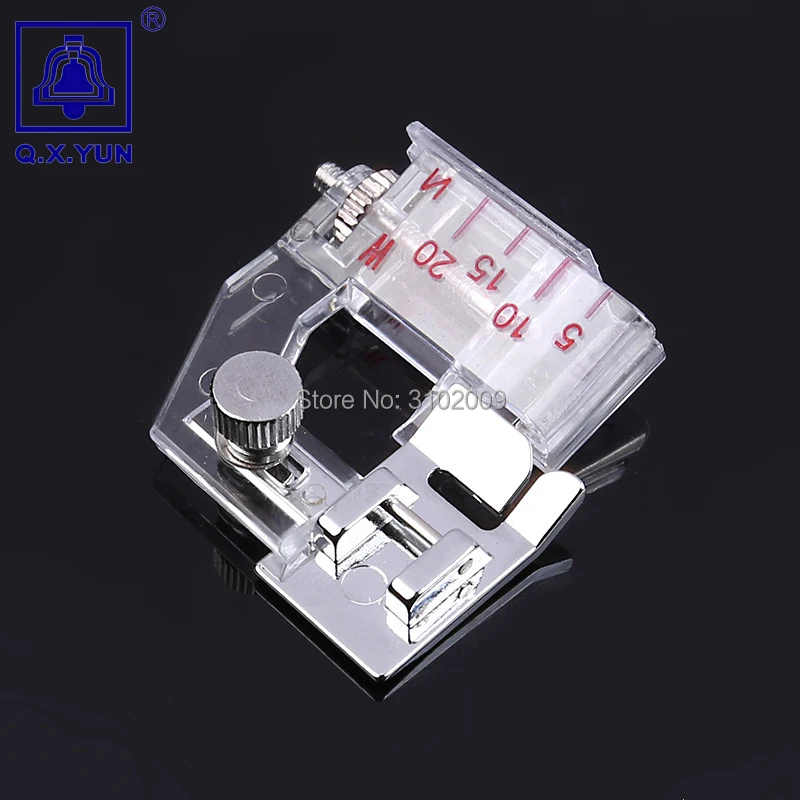 QXYUN Ajustable Binding Snap-on Bias Binder Presser Foot For Domestic Sewing Machine