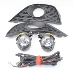 2Pcs Car Light For Seat Ibiza 2009 2010 2011 2012Some Fog Light Fog Lamp Wire Fog Light Grille Cover Bulbs Kit Many Options