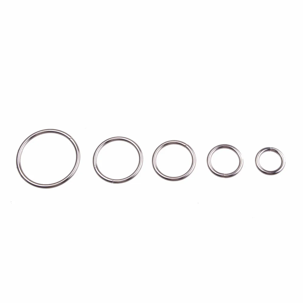 

10PCS Circle connection metal shoes bags Belt DIY adjuster buckles (Thickness 4mm)