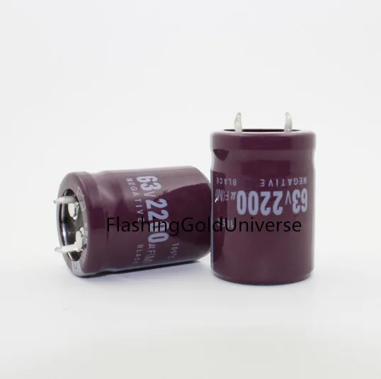 

63V 2200UF 2200UF 63V Electrolytic Capacitors volume: 22X30MM best quality