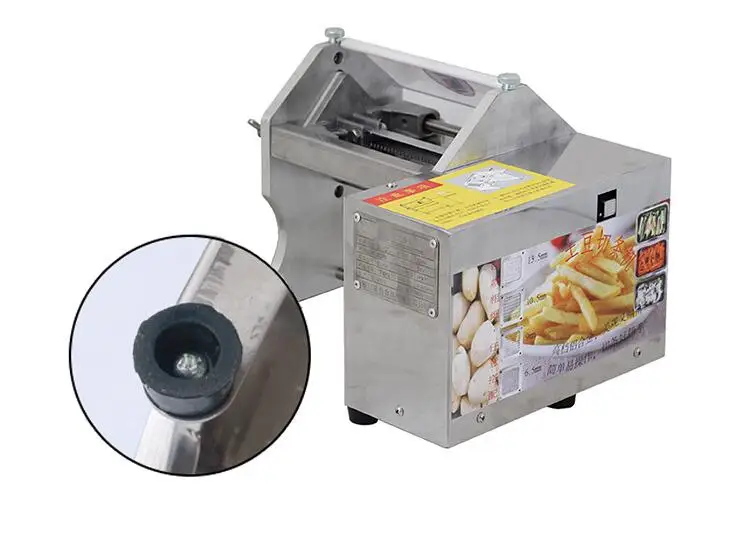 Elettrico di taglio di patate strisce macchina, per uso domestico commerciale tagliare il cetriolo ravanello cipolla zucca lattuga taglio strisce macchina