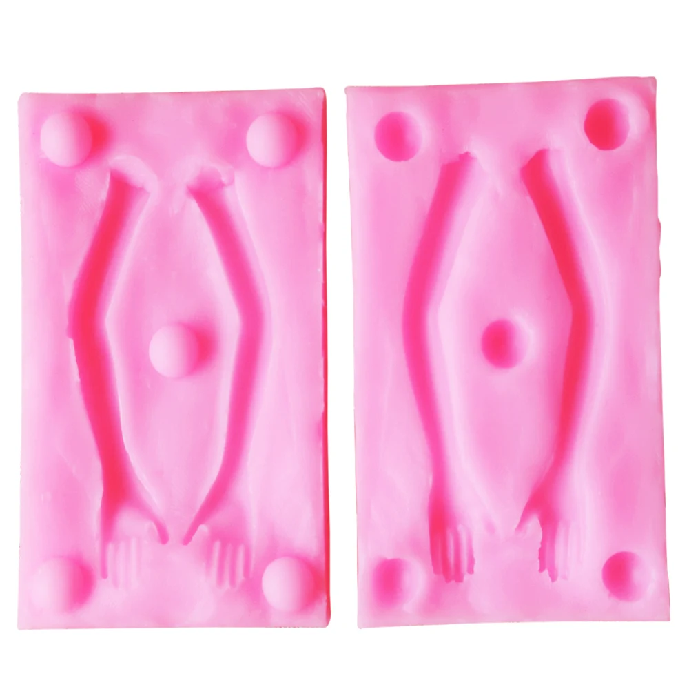 M2070 3D Silikon Hands Shaped Cake Silicone Molds Human Body Creating Men Cake Decorating Tools Kitchen Pastry Baking Tool