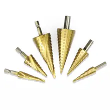 Titanium Coated Pagoda Step Drill 4-32mm #6