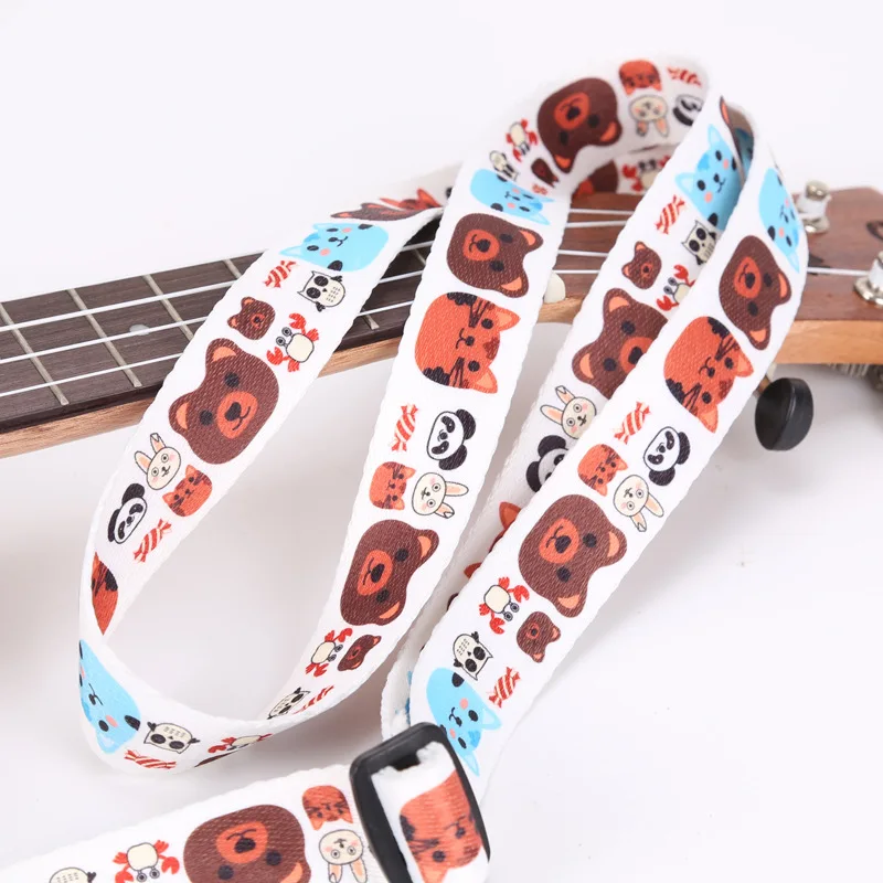 SOACH 93cm Adjustable Polyester Bass Guitar Strap Electronic Tune Woody Youkeli Guitar Instrument Accessories