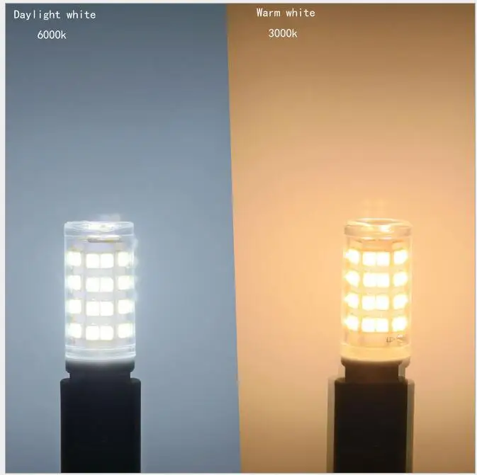 

10 pieces 4W 2385 SMD LED Bulb 52 LEDs AC 85-265 V G9 12V LED Corn Light for candle lamp crystal chandelier