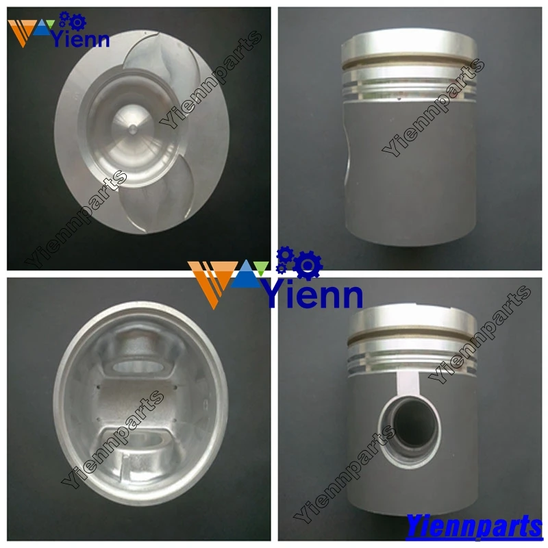 DOOSAN DAEWOO D2366 DE12TIB DE12TIC P126TI piston 65.02501-0209 for DAEWOO MARINE ENGINE L126TIH L126TIM REPAIR PARTS