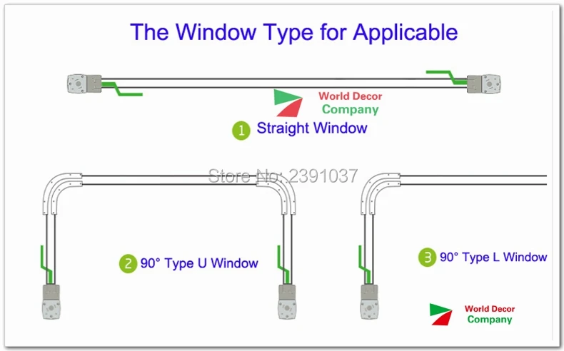 SILENT-Double Curtain Track, Smart Home Used Motorized Curtain, Brand New, DOOYA Motor DT82TN Curtains for Living Room