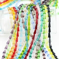 3X6/4X8/6X12/8X16mm Tower Shape Austrian Crystal Glass Beads Conical Loose Beaded For DIY Making Charm Bracelet Earing Jewelry