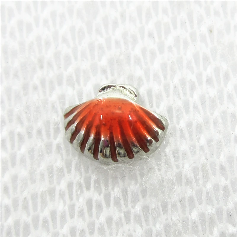 

Hot Selling 30pcs/lot Shell Floating Charms Living Glass Memory Floating Lockets Pendants Charms DIY Jewelry Charm