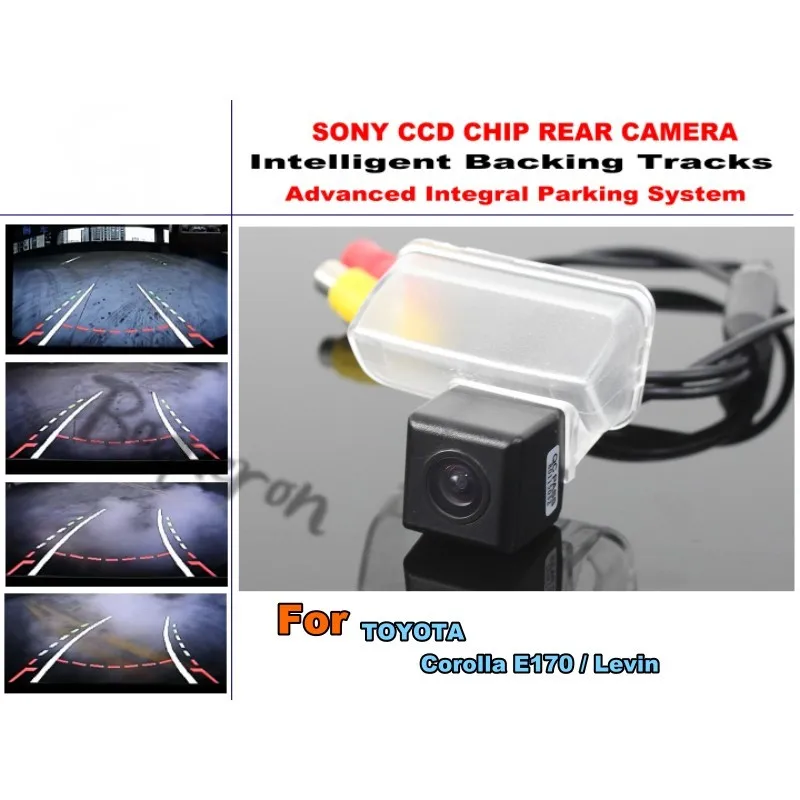 For TOYOTA Corolla E170 / Levin HD Back up Reverse Camera / Rear View Camera Car Intelligent Parking Tracks Camera CCD