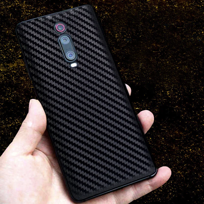 Carbon Fiber Skins Film Wrap Skin Phone Back Paste Film Sticker For XIAOMI Mi9 Mi8 SE Mi8 Lite MIX3 MIX2S Redmi K20 Pro Redmi 7