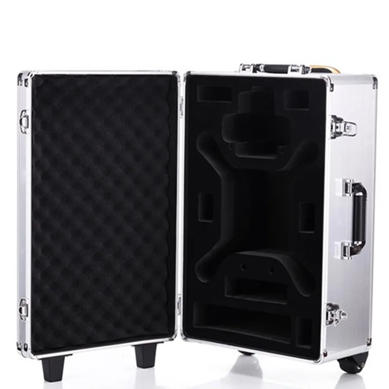 Luxury Aluminum Magnesium Alloy Trolley Luggage Business Full Metal Suitcase Bag Box Wheels Travel Case Drone Dedicated Toolbox