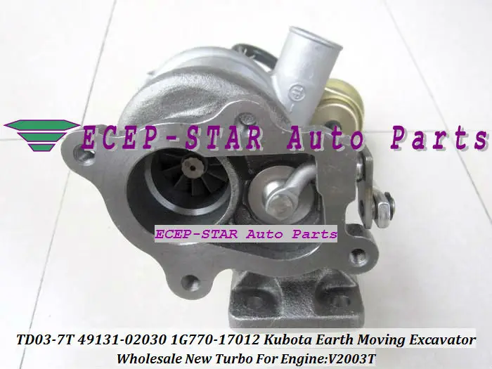 Turbo TD03 49131-02030 49131-02020 49131-02080 1G770-17012 1G77017012 For Kubota Earth Moving Excavator V2003T F2503 F2503-TE