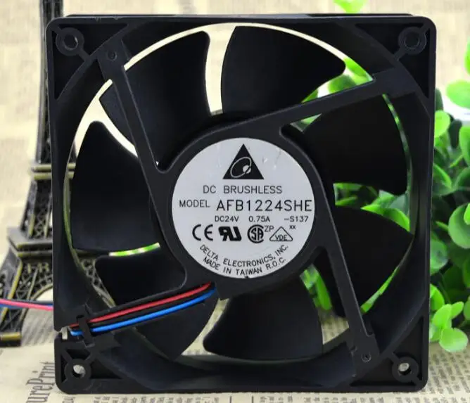 Großhandel: AFB1224SHE 12038 24V 0,75 A 12CM 3 draht inverter fan