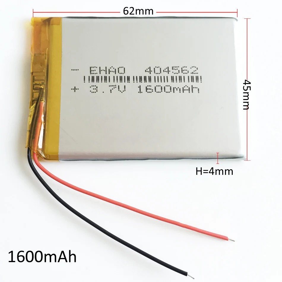 404562 3.7V 1600Mah…