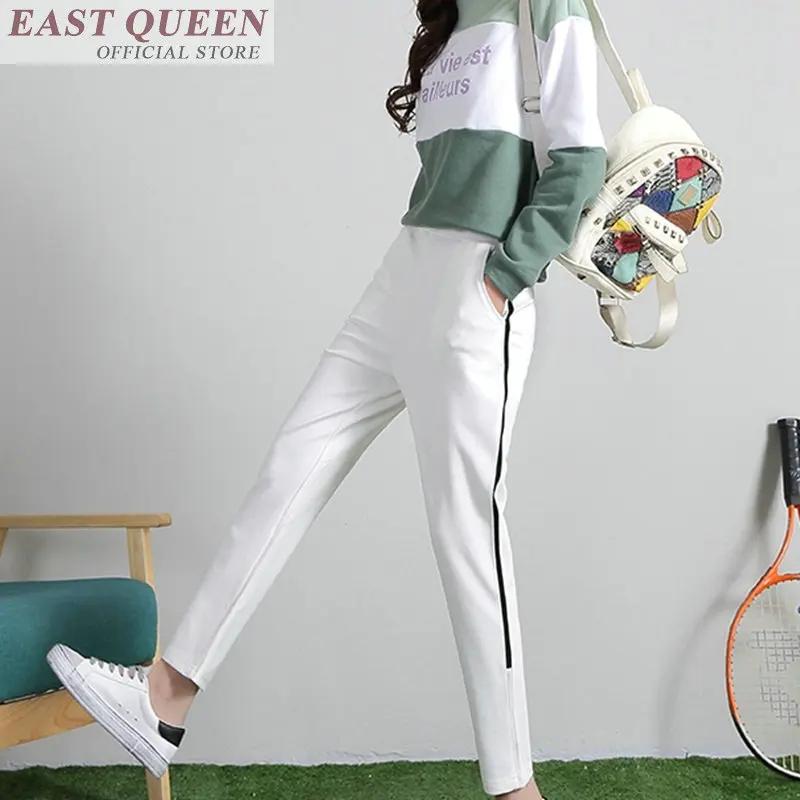 

Women pencil pants elastic high waist casual ankle-length pants solid ladies sexy slim fashion office work trousers DD751 L