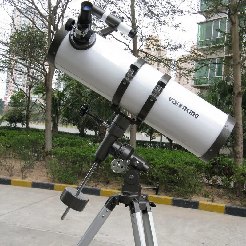 

Visionking 150750 (150/750mm) 6" Equatorial Mount Space Reflector Astronomical Telescope