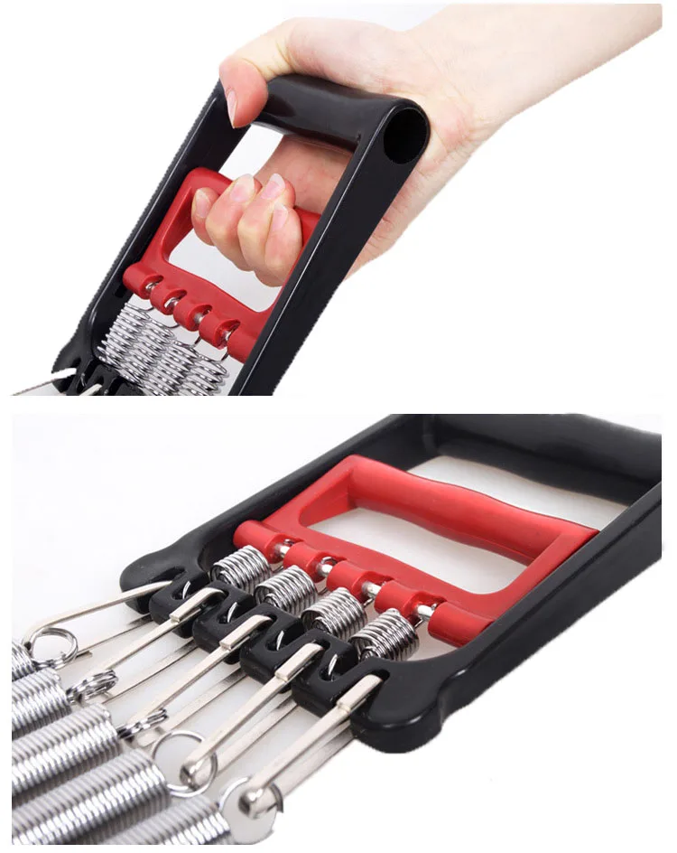 Multifunction Steel Hand Gripper Chest Developer Fitness Gym Muscle Pulling Exercise Workout 5 Spring Expander