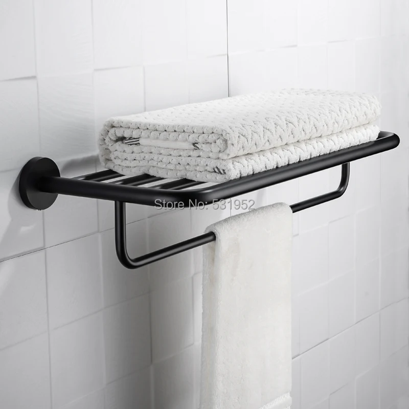 Black Stainless Steel Bathroom Hardware Towel Rail Rack Roll Paper Holder Toilet Brush Holder Soap Dish Bathroom Accessories New