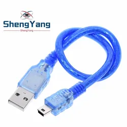 TZT-Cable USB para arduino Nano 3,0, 30cm, USB a mini USB