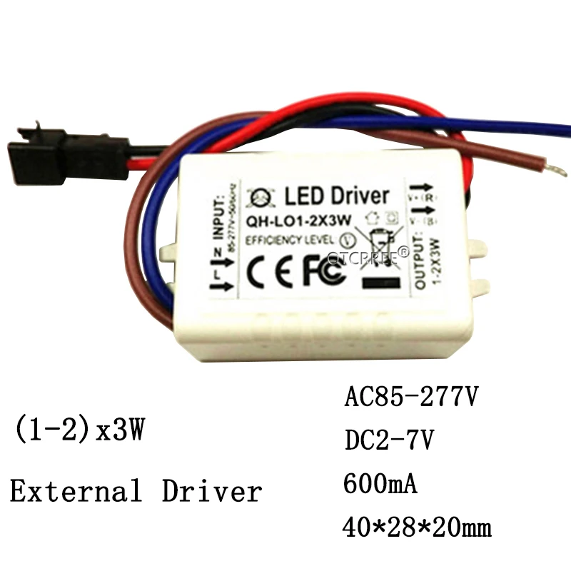 High PF Constant Current LED Driver 600mA 3W 10W 20W 30W 40W 50W 60W1-2x3w 6-10x3w 10-18x3w 18-30x3W Lamp Lighting Transformers