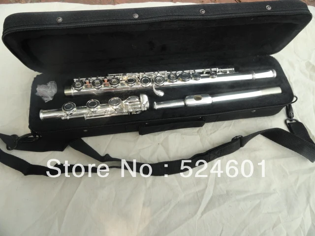 Professional NEW Flute 17 holes opened C tone High Quality Silver Plated authentic Flute instrumentos musicais,ocarina,flauta