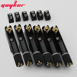 Guyker Guitar Bridge Headless Fanned Fret -Single Fixed Brass Fan Bridges for 6 String Electric Guitar