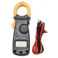 DT3266L clamp meter 3 1/2 digit LCD Digital Clamp Multimeter AC DC Voltage Electronic Tester Meter with Multimeter Pen