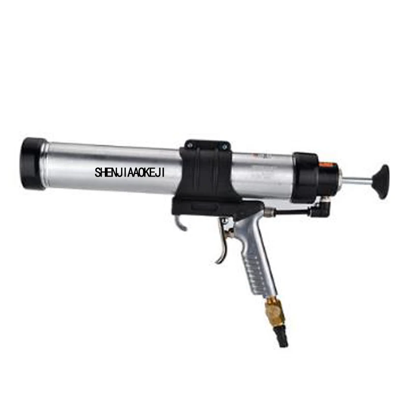 Portable 204 pneumatic glue gun hard tube soft glue adjustable speed soft silicone gun industrial tools