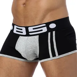 Brand Sexy Men Underwear Men Boxer Trunks Gay Penis Pouch Home Sleepwear High Quality Man Underwear Boxer Short Sleepwear B70