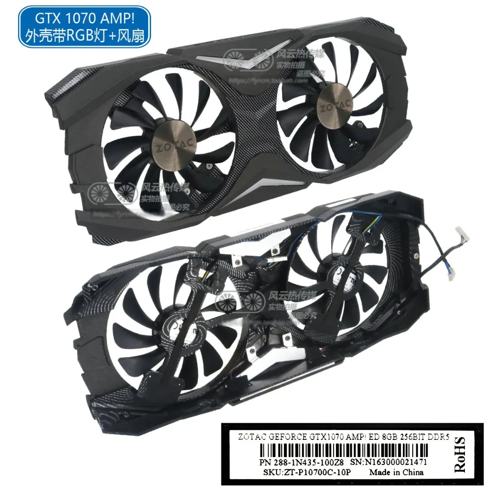 New Original for ZOTAC GTX1070/1080 AMP ED 8GB Graphics card cooling fan GFM10012H12SPA DC12V 0.50A