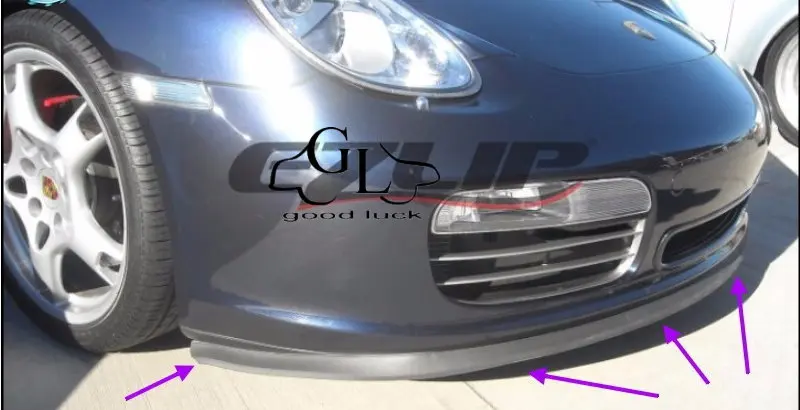 For Porsche Boxster 986 987 Bumper Lip Lips / Car Lip Shop Spoiler For Car Tuning / TOPGEAR Body Kit + Strip