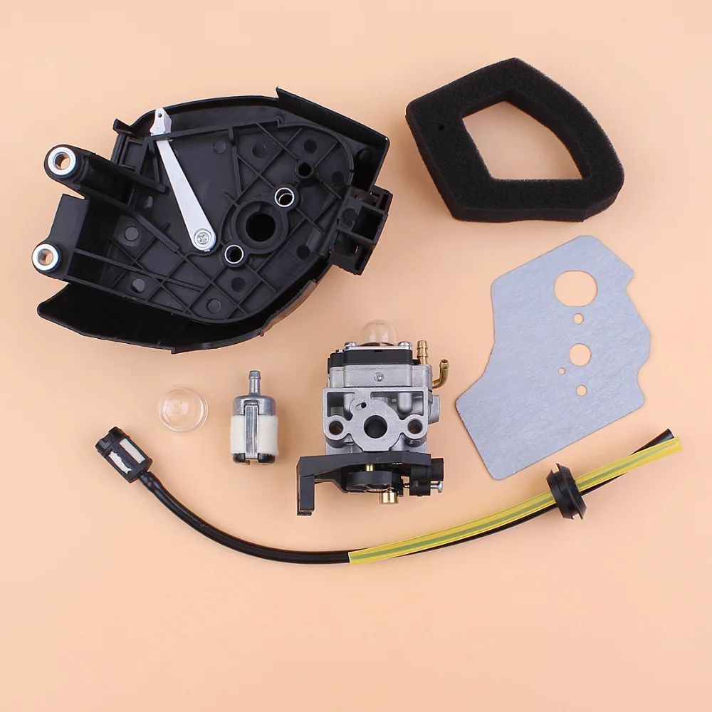 Bộ Chế Hòa Khí Lọc Không Khí Bao Nhà Ở Nhiên Liệu Dòng Grommet Dành Cho Xe Honda GX35 GX 35 1.3HP 4 Thì Gas Mini Xe Máy động Cơ Strimmer Cắt