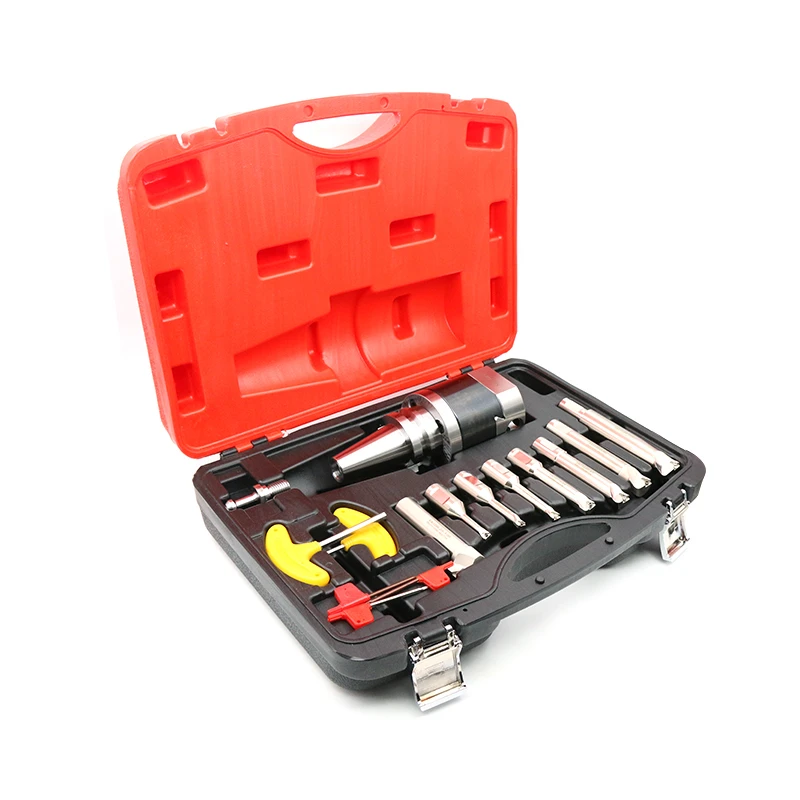 

NBH2084 8-280mm Boring Head System+BT40 NT40 SK40 R8 MT5 MT4 MT3Holder +8pcs 20mm Boring Bar Boring rang 8-280mm Boring Tool Set