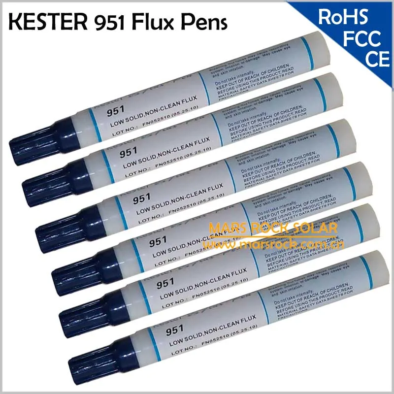 

10ml Kester 951 Flux Pen for Aided Solder Solar Cell DIY Solar Module,50pcs/Lot Wholesale Kester 951 Solar Cells Solder Flux Pen