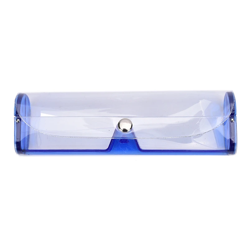 PVC Glasses Box Transparent Eyewear Case Reading Glasses Case Plastic Eyeglass Case For Myopic Lens Multicolour