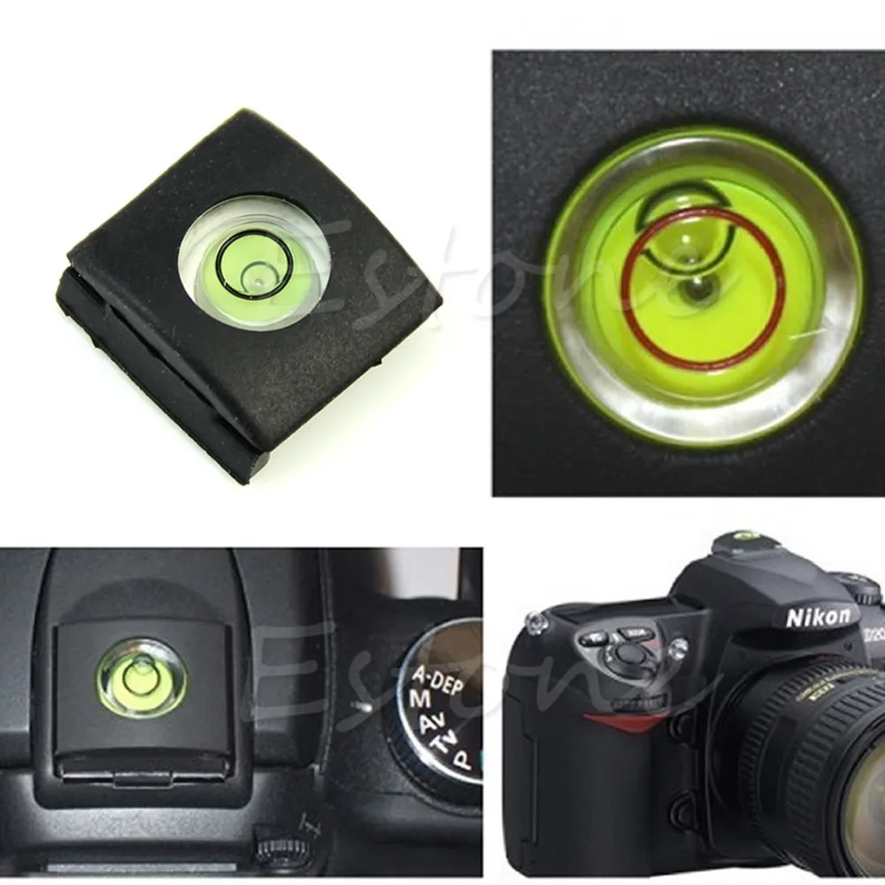 5pc Camera   Shoe Bubble Spirit Level Cover Cap For Canon Nikon Pentax Olympus