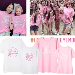 Kpop SNSD Girls Generation Six Album Summer Short Sleeve t shirt Fanmade Tee