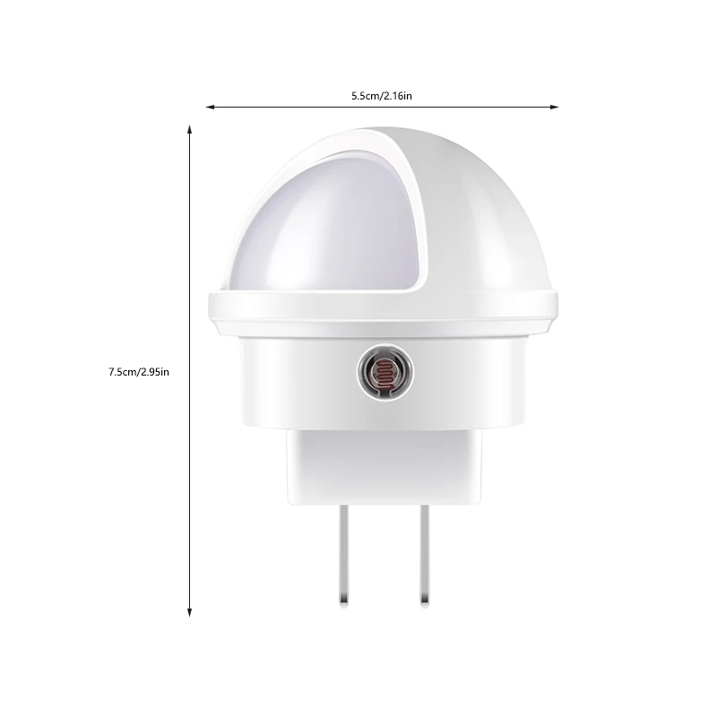 LED 야간 조명 자동 센서 조명 제어 램프 EU/US 플러그 어린이 키즈 베이비 룸 Led 소켓 야간 조명 캐비닛 계단 조명