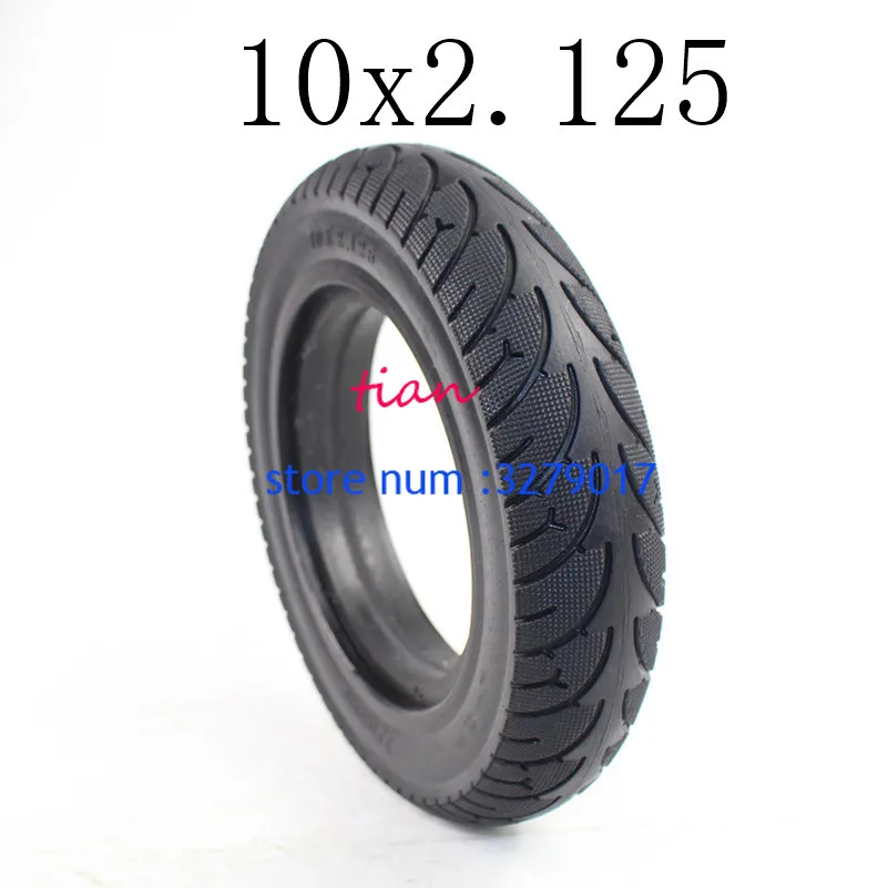 10x2.125 solid front tires suitable for electric scooter accessories 10x2.0 10x2.125 10x2.50 front wheel replacement